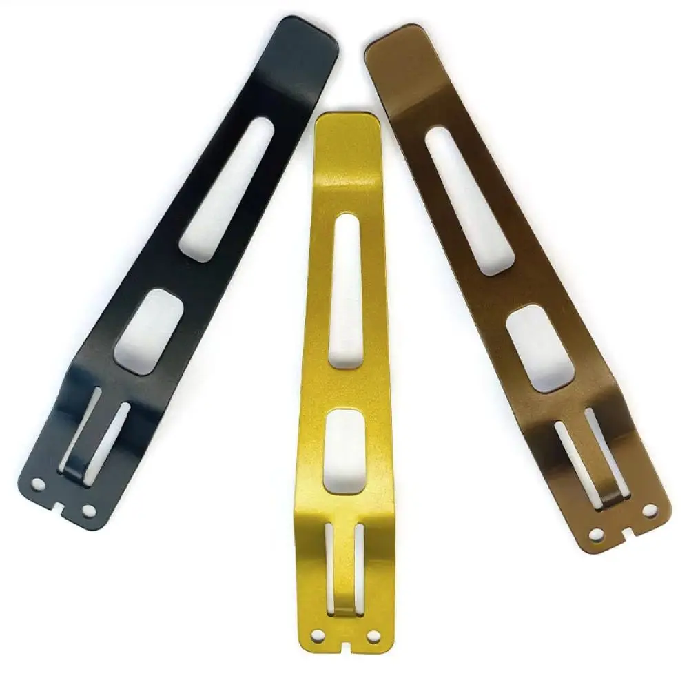 3 Colors 1 Piece Titanium Alloy TC4 Pocket Clip for NITECORE EDC23, EDC25,EDC29 FlashLight Accessories