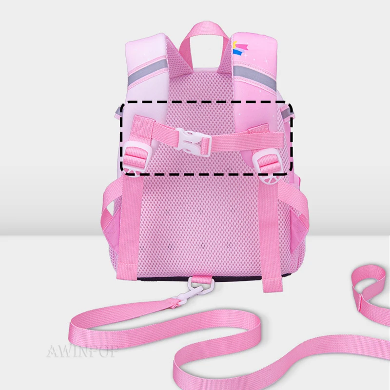 Mochilas escolares para niñas, Mochilas escolares de unicornio rosa para guardería, Mochilas escolares para niños, Mochilas para estudiantes, Bolsa