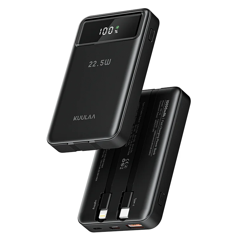 KUULAA powerbank 10000 mAh powerbank 22.5 W Draagbare Oplader Snel Opladen externe batterij power bank Voor iPhone 16 15 14 Xiaomi