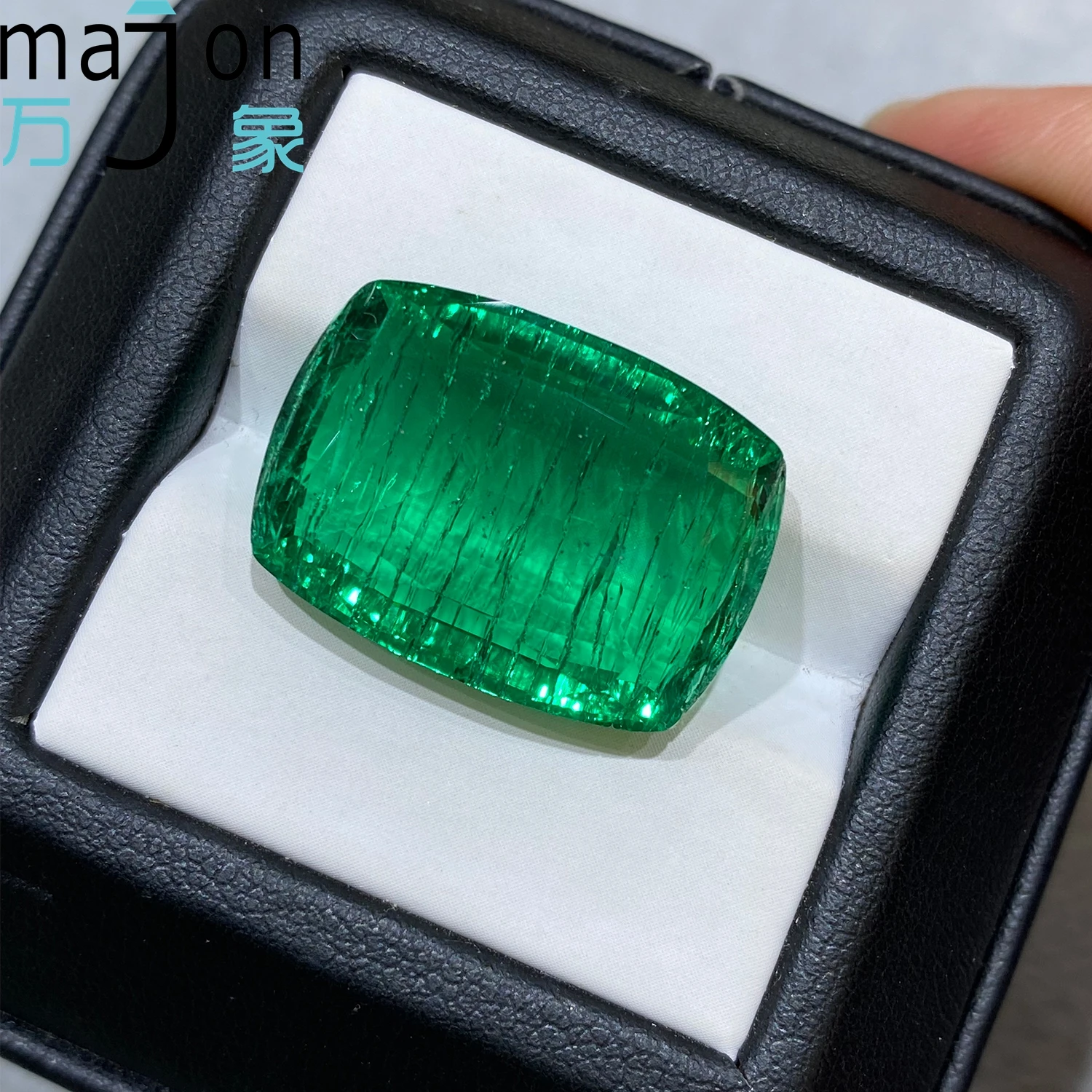 

Высочайшее качество, выращенный в лаборатории Columbia Emerald Cut, 20CT, драгоценный камень, расширенное изготовление ювелирных изделий своими руками с сертификатом AGL