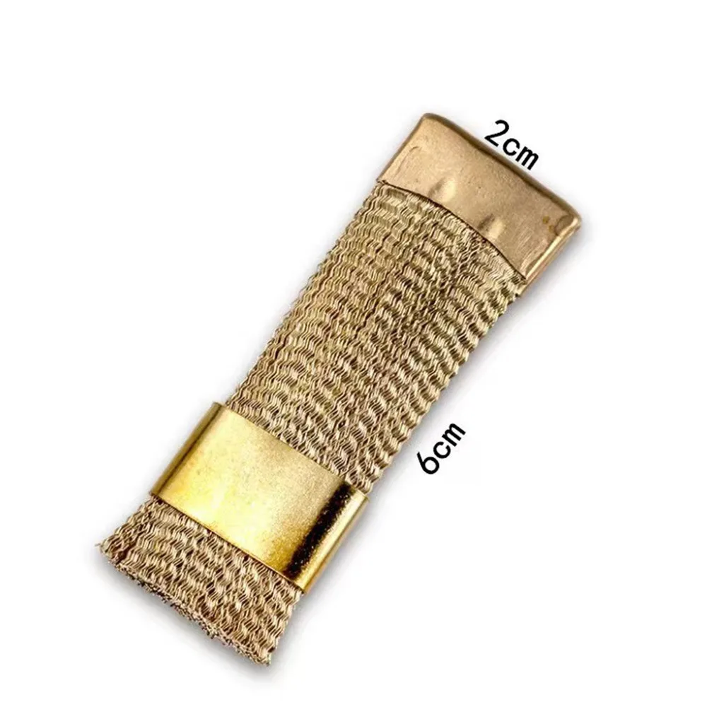 Dental Bur Cleaning Brass Wire Brush Nail Dril Bits Cleaning Brush Copper Wire Brushes Files Stand Cleaning Tool Gold Dentisty