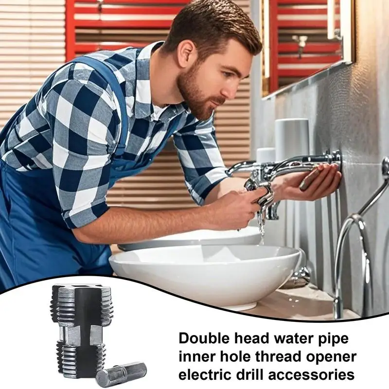 

Internal Thread Opener For Pipe Plumbing Repair Parts For Electric Drill Home Plumbing Repair 1/2 3/4 1 Water Pipe Internal