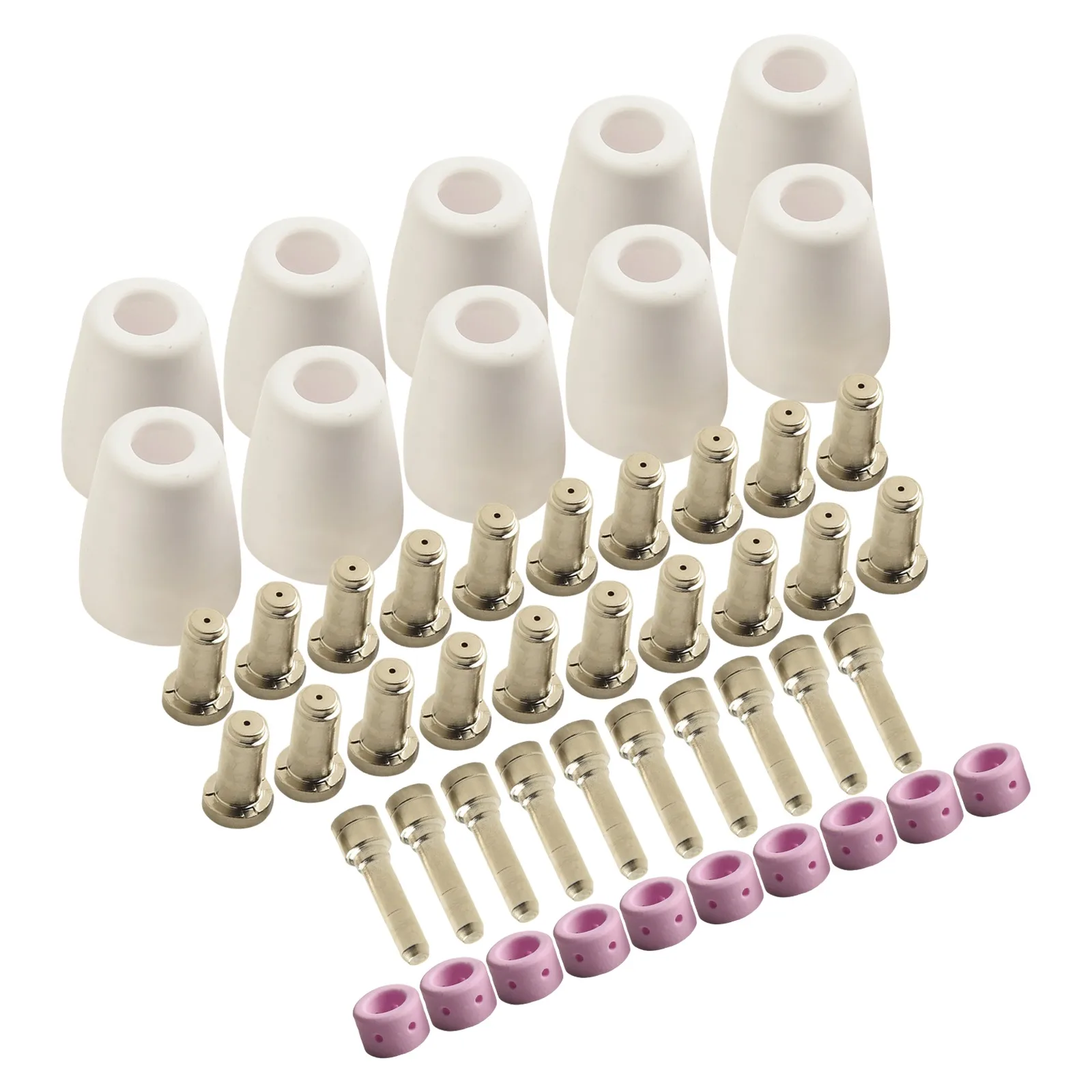 

Plasma Electrode Tip Pack for XT Shield Cup Ring Kit and For ES AB PCM500i Cutter Featuring 0 96mm Diameter 50pcs