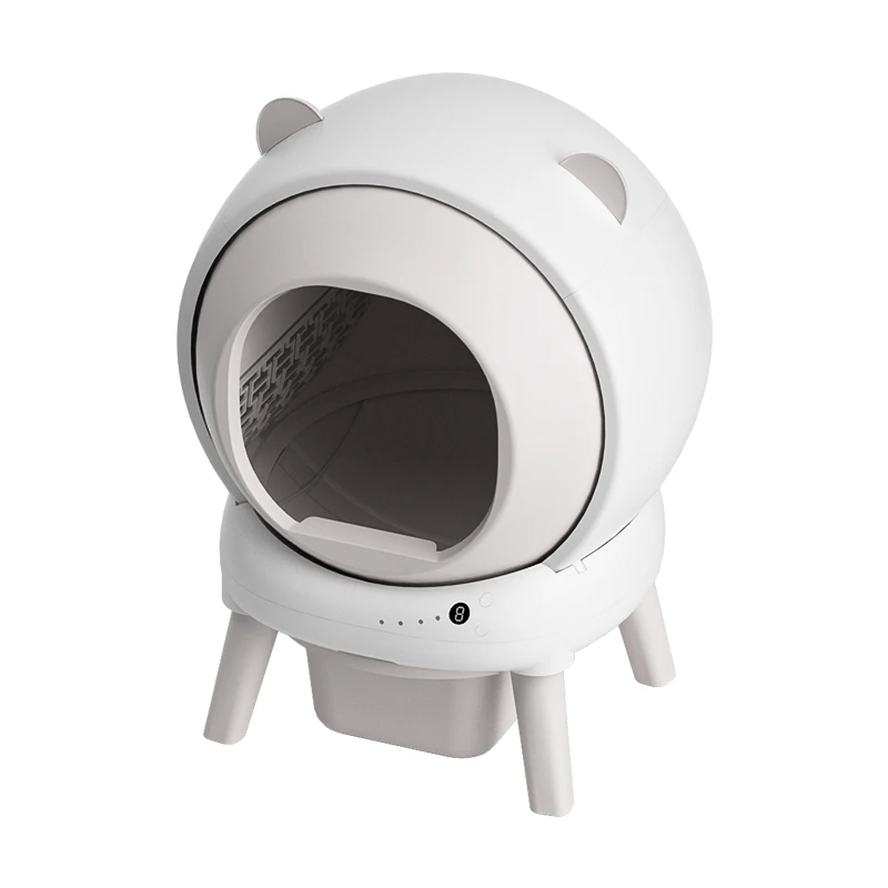 Smart Cat Box 60 litri di grande capacità supporta più gatti Scatola per gatti automatica autopulente con funzione deodorante