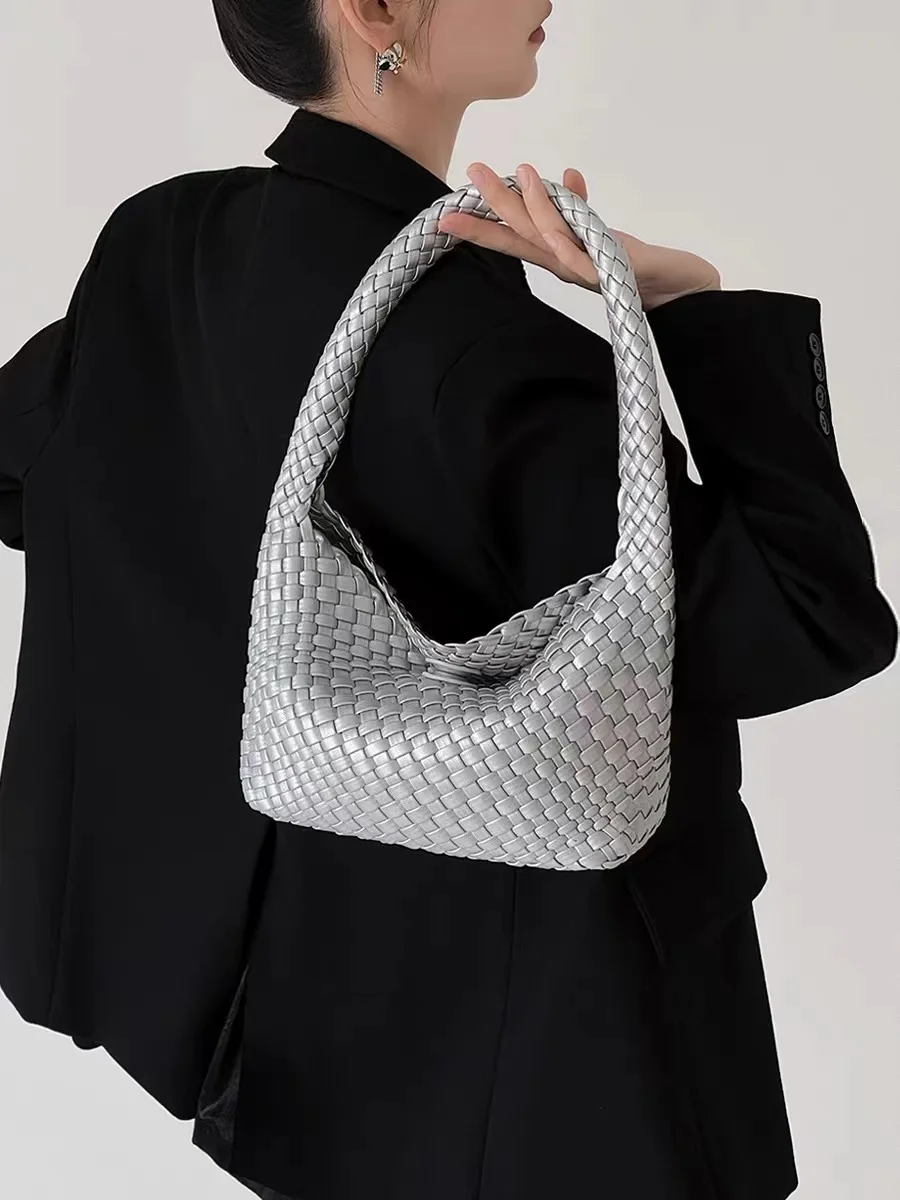 2023 Luxury Designer Woven Shoulder Bags For Women Shopping Bag New Style Fashion Large Capacity Casual Handbag