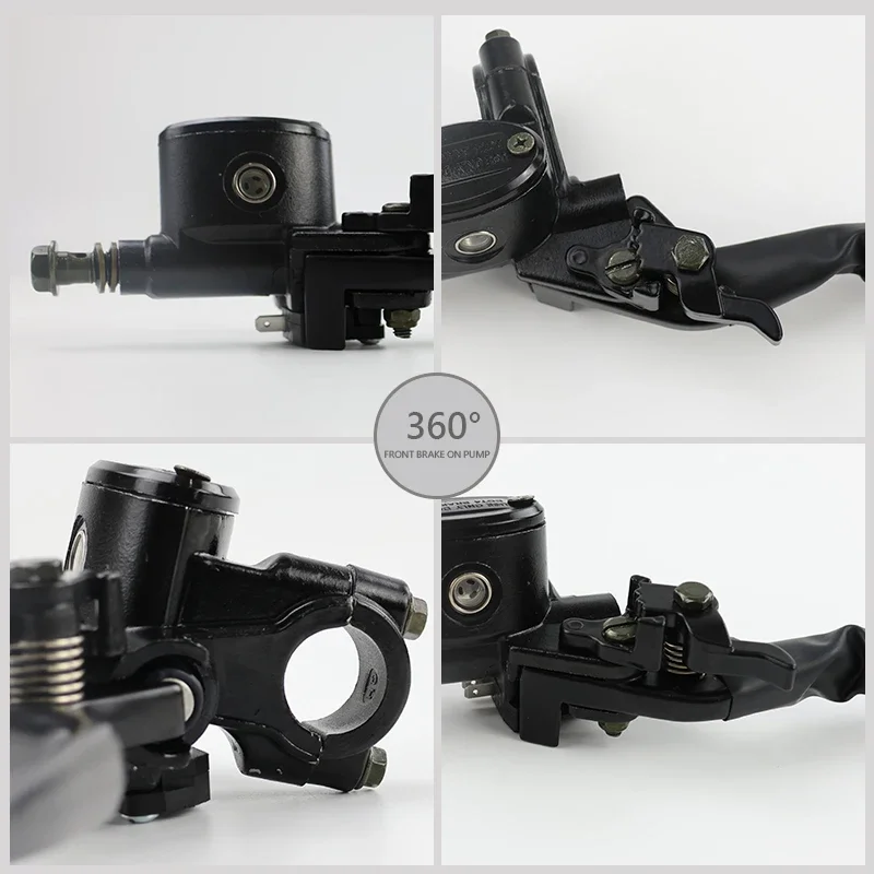 LINGQI RACING Motorcycle 7/8" 22mm Front Hydraulic Disc Brake Pump Brakes Lever Upper Handle For Dirt Bike ATV Moto Accessories