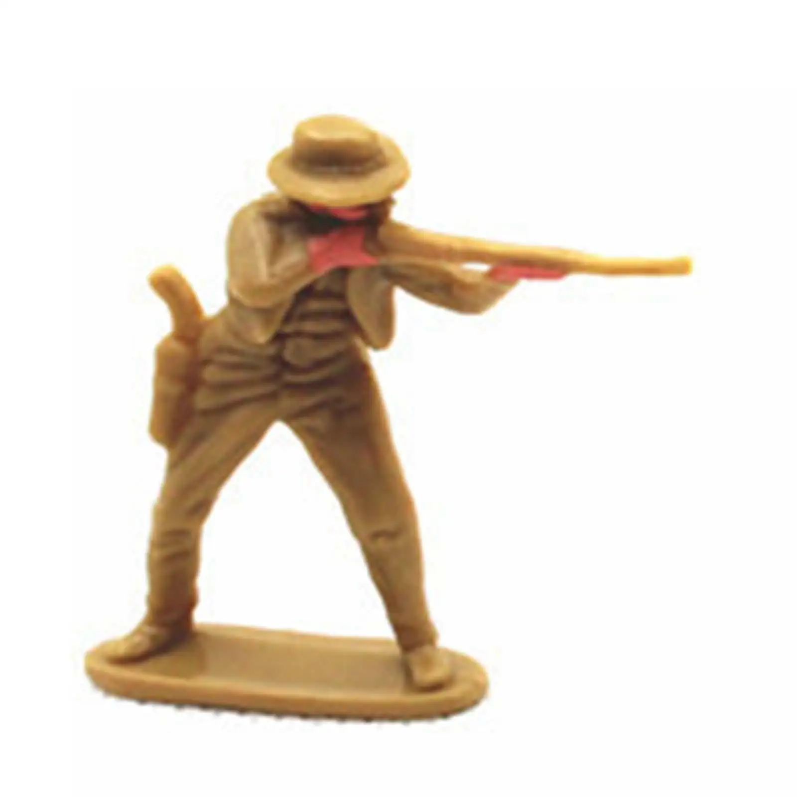 4x simulação figura de cowboy modelo diorama cenário estatuetas pintadas à mão em miniatura