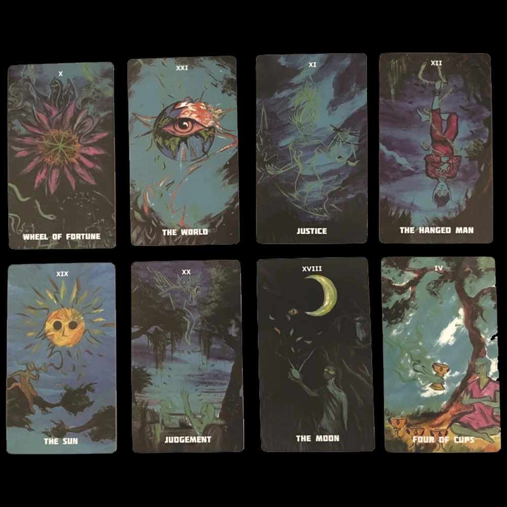 NEW 12x7CM The Vivid Spirit Divination Tarot Deck 78 Cards with Guide Book Divination