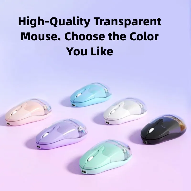 

Creative Cute Floating Animal Doll Dual-mode Mouse 2.4G Bluetooth Plug And Play Ergonomic Office Mice For PC Laptop Computer