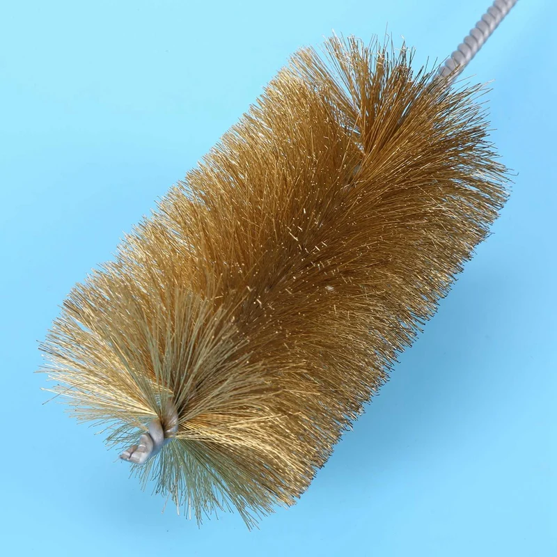 3X Copper Wire Pipe Tube Chimney Cleaning Brush 60Mm Dia