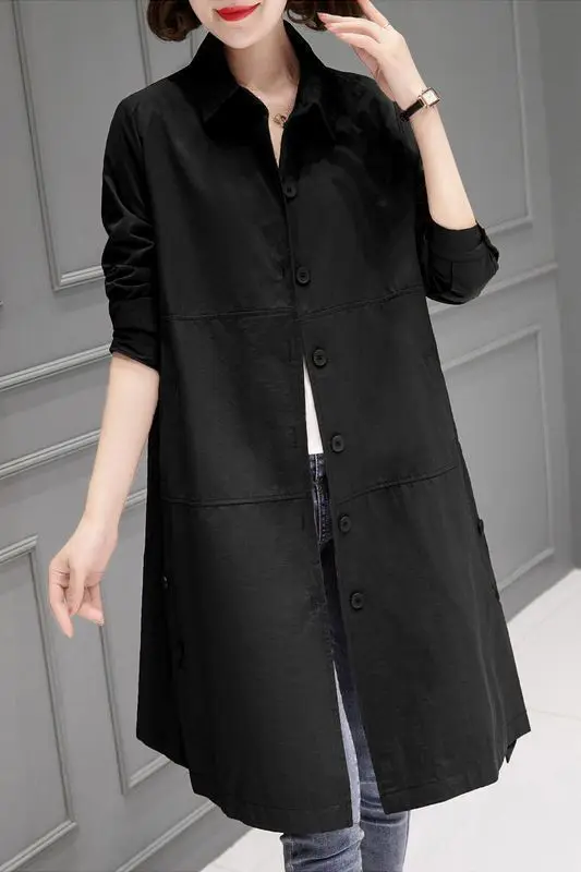 

Trench Coat Ladies Contrasting Waistbelt Gorgeous Knee-Length Soft Bow Cutting Feminina Removable Single-Button Fleece-Lined