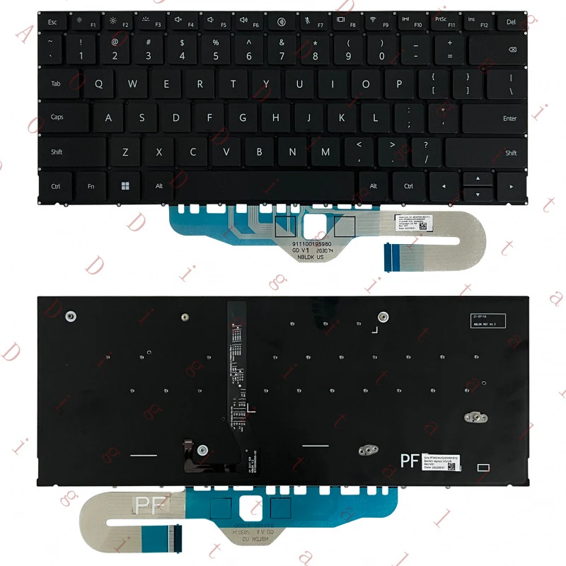 

Клавиатура A подходит для Huawei MateBook X Pro 2022, моделей MRG-W76, MRG-W56, MRGF-X/-16.