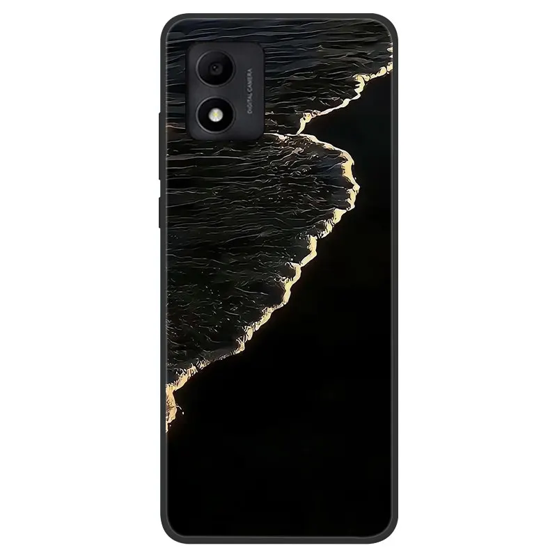 شعبية ل TCL 305i 6.52 "غطاء للصدمات الأسود سيليكون قشرة صلبة ل TCL 305 i الاستبداد الحيوانات التنين الأسد Fundas كابا