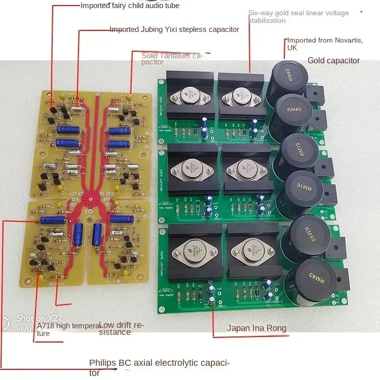 SUQIYA Reference Naim NAC52 Preamplifier 8x Gain Single-Ended Class A HIFI Preamplifier for Diy Amplifiers Audio