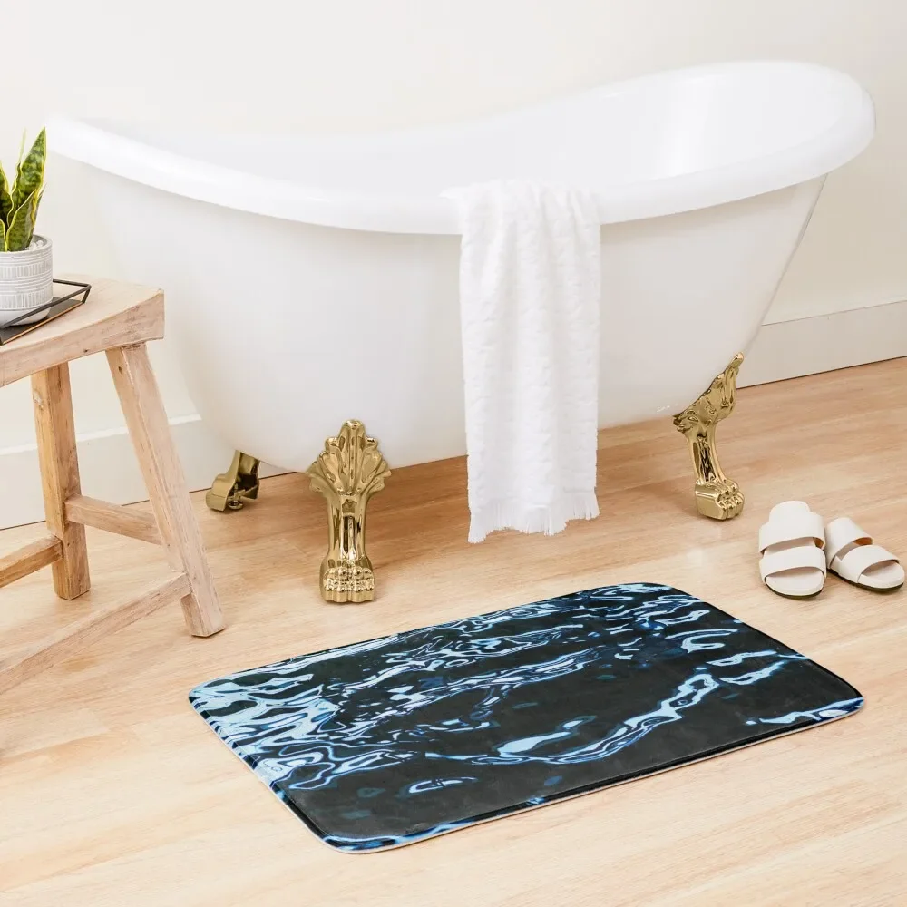 

Mysterious Glistening Dark Water Ripples Bath Mat Kitchens Bath Rugs For Bathroom Mat