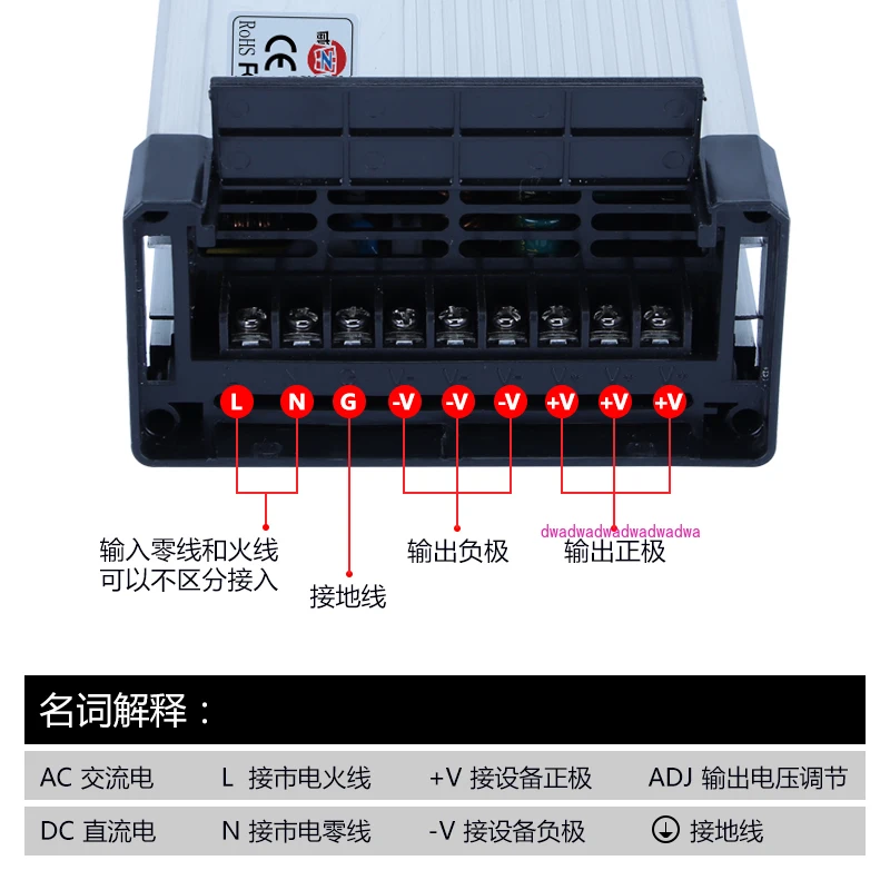 FY-400-12V33A Outdoor Rainproof Switching Power Supply Advertising Luminous Signboard Light Box 24v Transformer