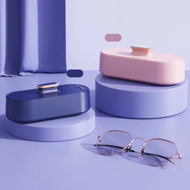 450ml Ultrasonic Cleaner Stainless steel 45Khz High Frequency Portable Household Cleaning Machine for Jewelry, Rings, Glasses