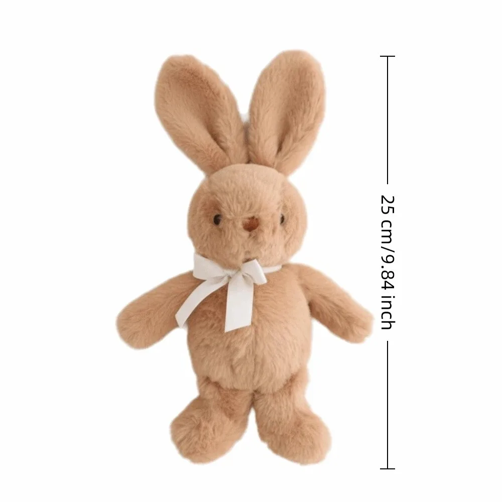 Flauschiges 25 cm großes Kaninchen-Geschenk mit weichen, langen Ohren und Hasen