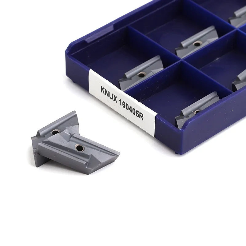10PCS KNUX160405R NN LT10 Carbide Turning Inserts Original CNC Lathe Metal Cutting Tools KNUX 160405 R Blade Machine Cutter Tool