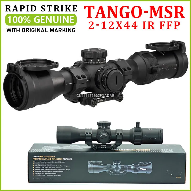 

Оригинальный прицел SG SR TANGO-MSR 2-12X44MM FFP IR с подсветкой и алюминиевым креплением ALPHA-MSR, регулятором наклона с фиксацией нуля