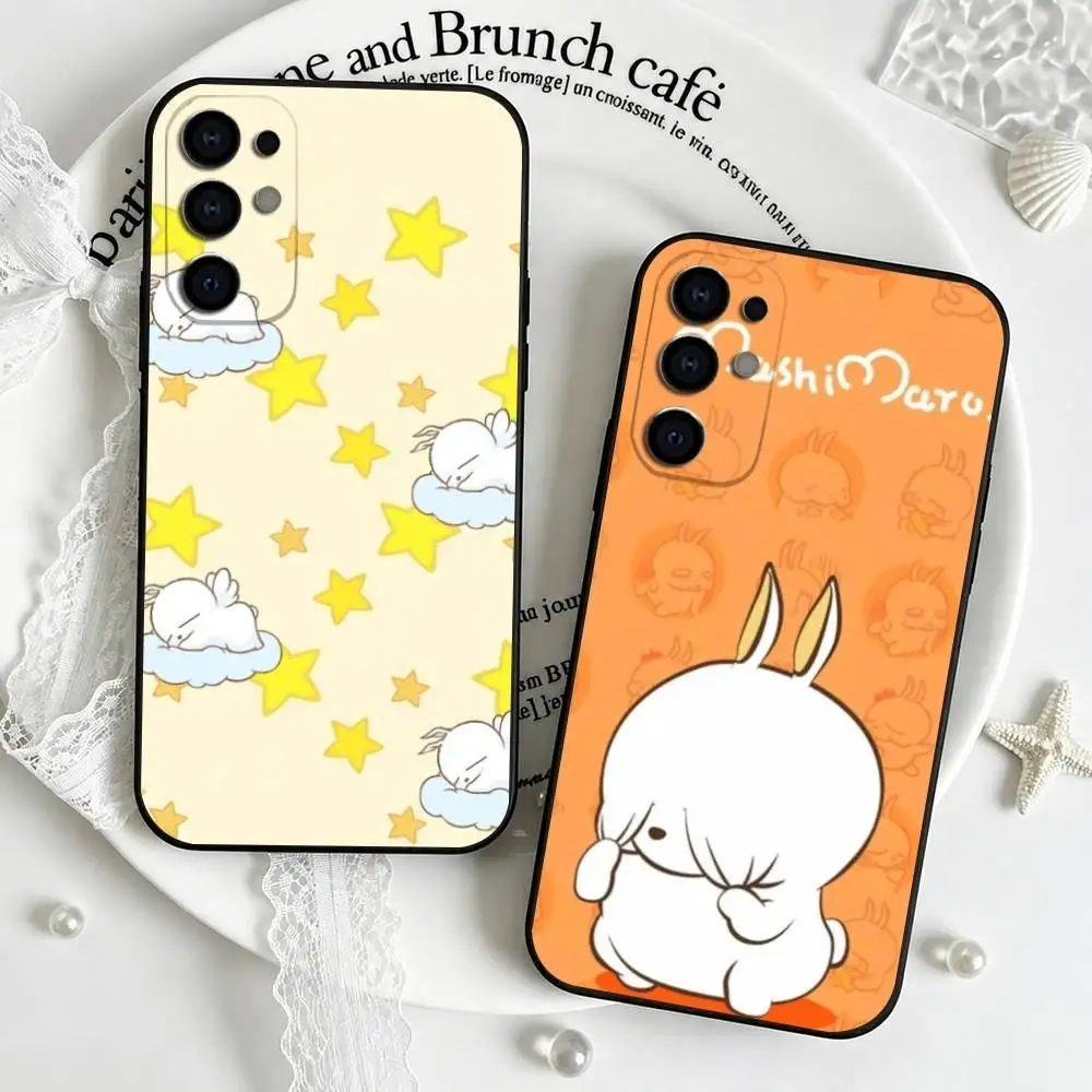 Cute rabbit MashiMaros  Phone Case For Samsung S25,S24,S21,S22,S23,S30,Ultra,S20,Plus,Fe,Soft Silicone Black Cover