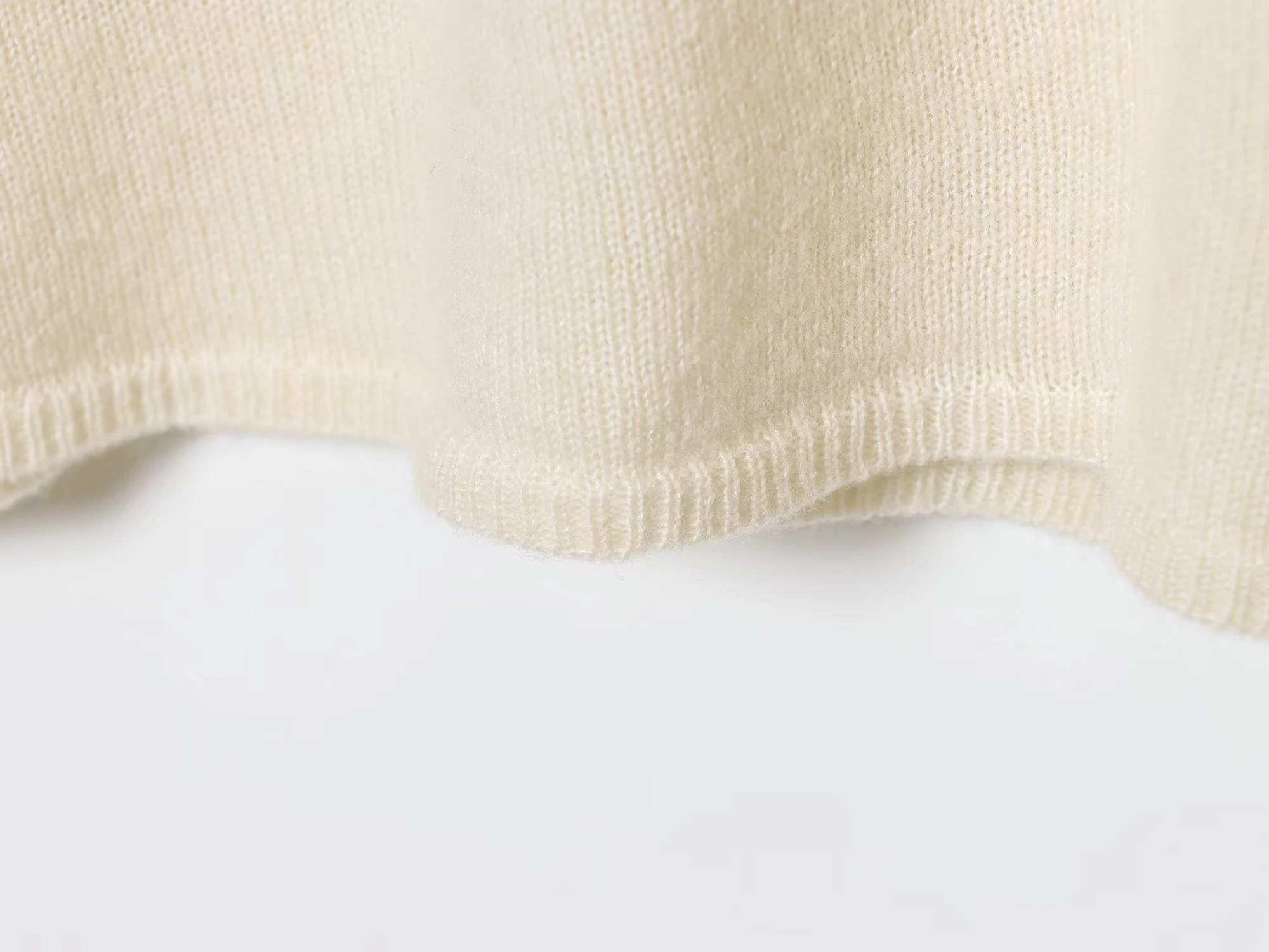 ZERAINS Kant patchwork V-hals gebreid T-shirt voor dames herfst nieuwe ondergoed stijl lange mouwen T-shirt trui top