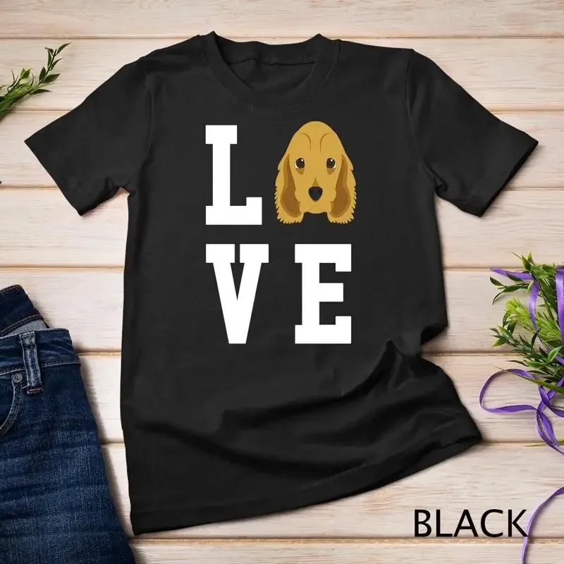 I Love My Dog Cocker Spaniel Dog Lover Unisex T shirt