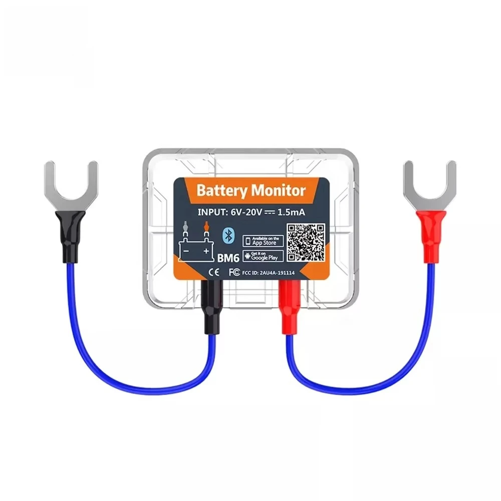BM6 Car Analyzer 12V Healthy Car Battery Monitor Diagnostic Tools for Bluetooth Connectivity