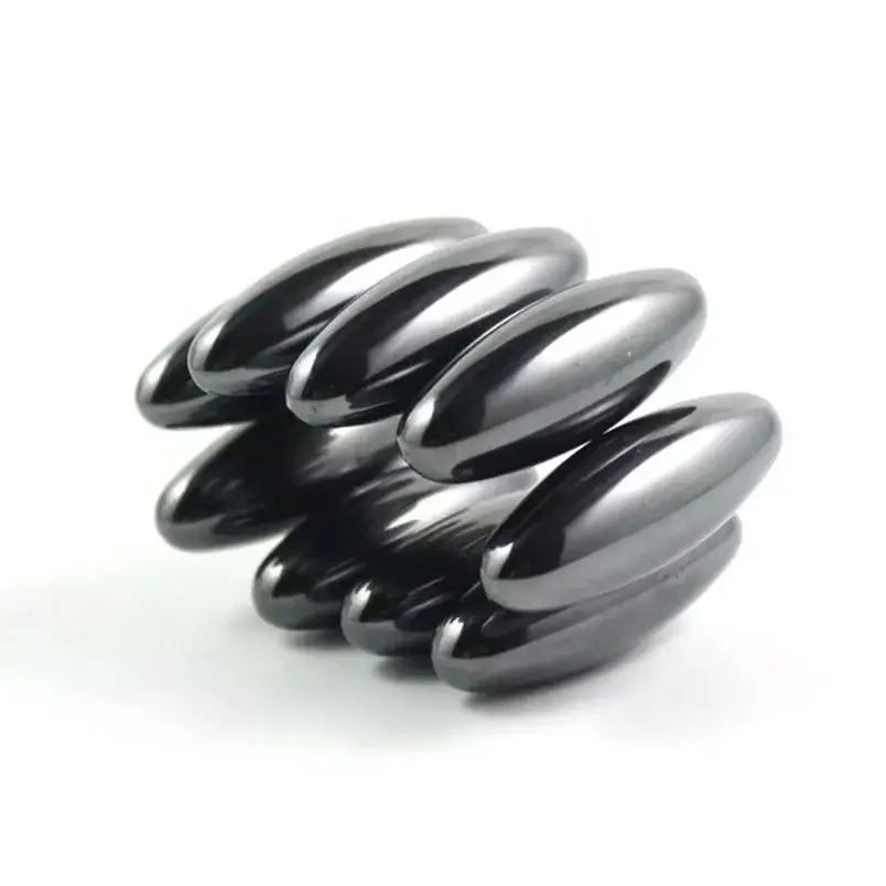 High Quality Magnetic Rugby Ball Children's Toy Magic Ball Oval Magnet Ball 43mm Drop Ring