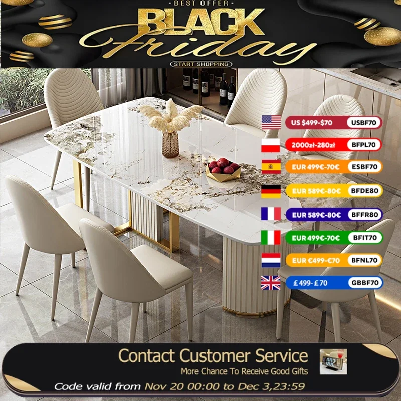 

Restaurant Design Dining Tables Waterproof Writing Modern Salon Dining Tables Space Saving White Table A Manger Furniture Home