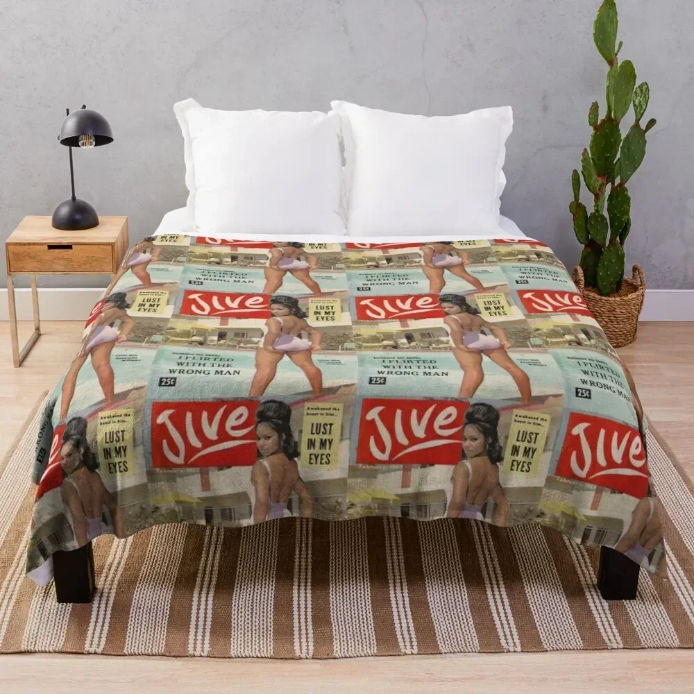 

Jive Cover Girl Throw Blanket Soft Breathable Blanket for Night Sleeping