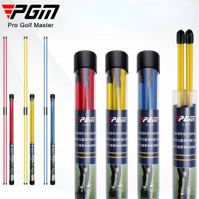 PGM Golf Training Aids Indicator Stick Putter Auxiliary Trainer Golf Alignment Stick Putting Direction Indicator 2 pcs JZQ024