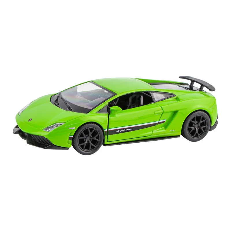 1:36 Gallardo Super Sport Toy Car RMZ City Diecast Metal Miniature Model Pull Back Advanced Collectibles