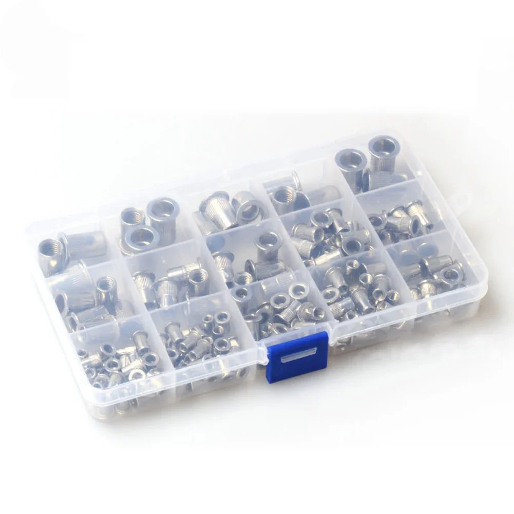 

150 шт., заклепки из нержавеющей стали с плоской головкой, цилиндрические полые заклепки, гайки, высокопродажные аксессуары для инструментов