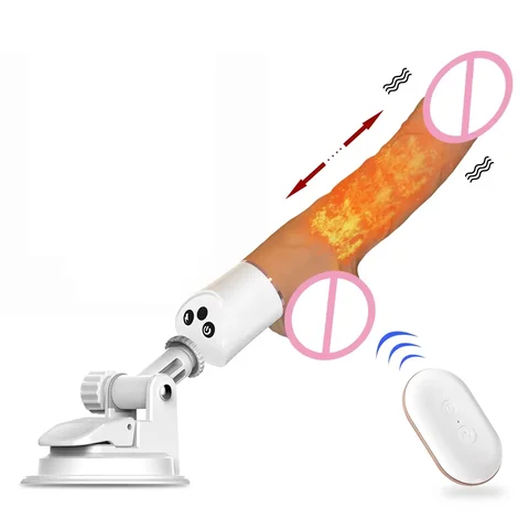 Remote Control Automatic Realistic Dildo Heating Vibratorr for Women G spot Dildo With Suction Cup Thrusting Peniss Female sexx Toy