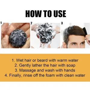 Graue Abdeckung Shampoo Bar, graue und weiße Haarbehandlung Farbe, Sofisierung, Nährstoff, Anti -Schuppen, natürliche Haarverdunkelungsseife 10 Hauptverkaufshampoo, um Ihre Haare zu verdunkeln - №6