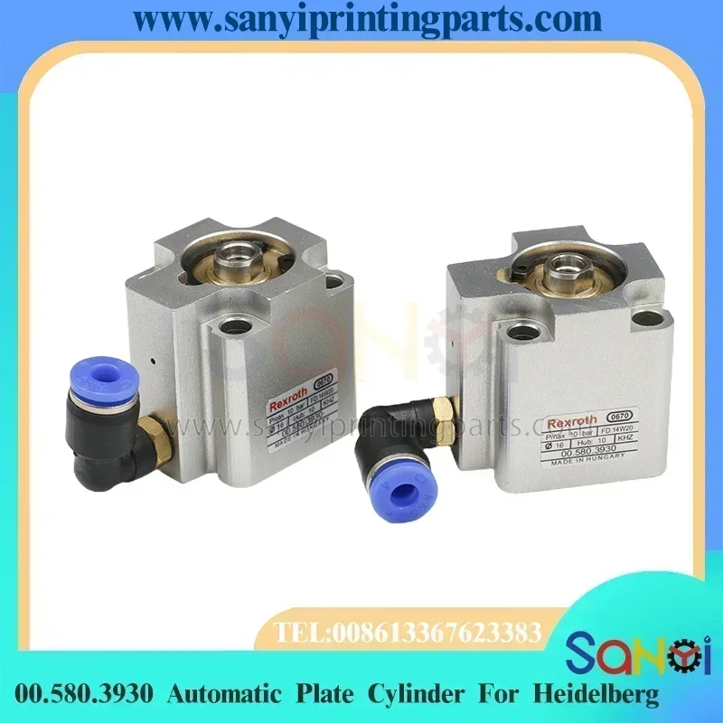 1 PCS Heidelberg Automatic Plate Cylinder Valve 00.580.3930 For SM74 PM74 Printing Machine Parts