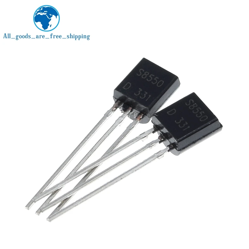 

TZT 100pcs S8550 TO92 S8550D TO-92 8550 TRANSISTOR (PNP) 0.5A 40V S8050 SS8550 SS8050 SOT-23