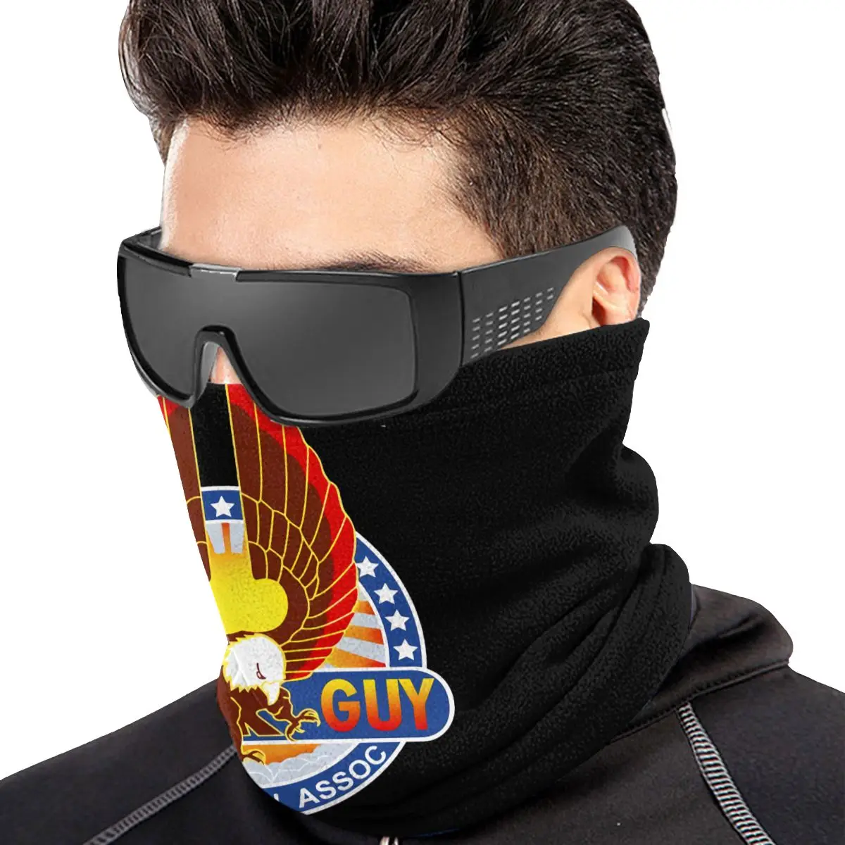 The Fall Guy Stuntman Logo Microfiber Neck Gaiter Bandana Scarf Soft Half Mask Sun Protection