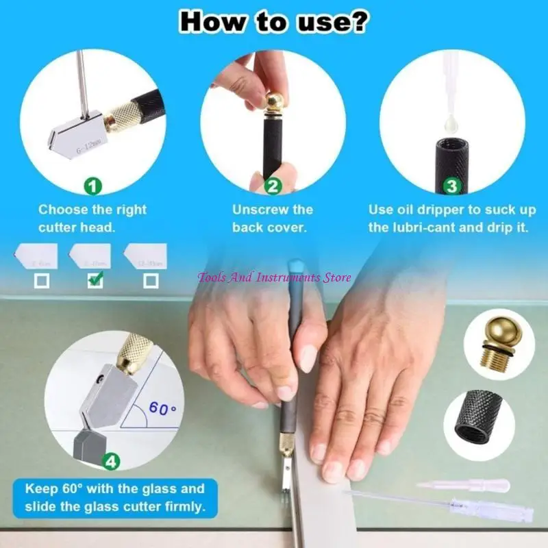 Pelador ferramentas alicate vidro pesado com cortador vidro para ladrilhos C7AC