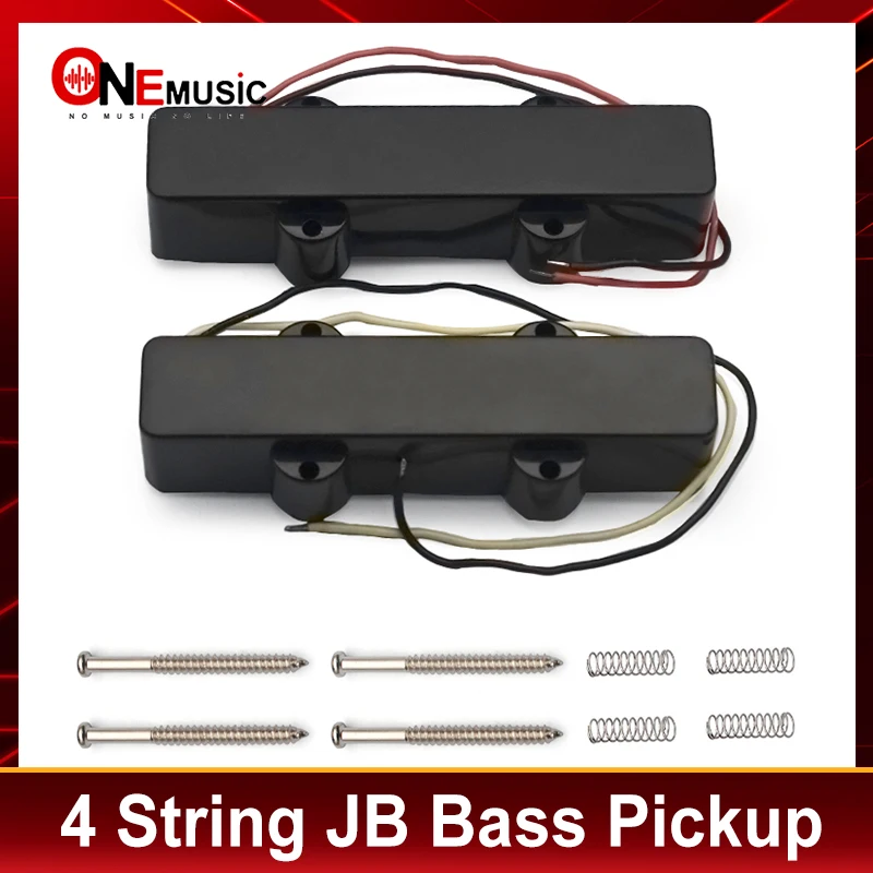 Ceramic Closed Style 4 String JB Bass Pickup For JB Style Bass Guitar Parts