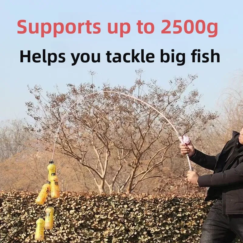 طقم صيد للمبتدئين، قصبة صيد روديا فائقة الصلابة من الكربون بألوان الماكارون، مجموعة كاملة لصيد الأسماك في البحيرات، قصبة صلبة... #4