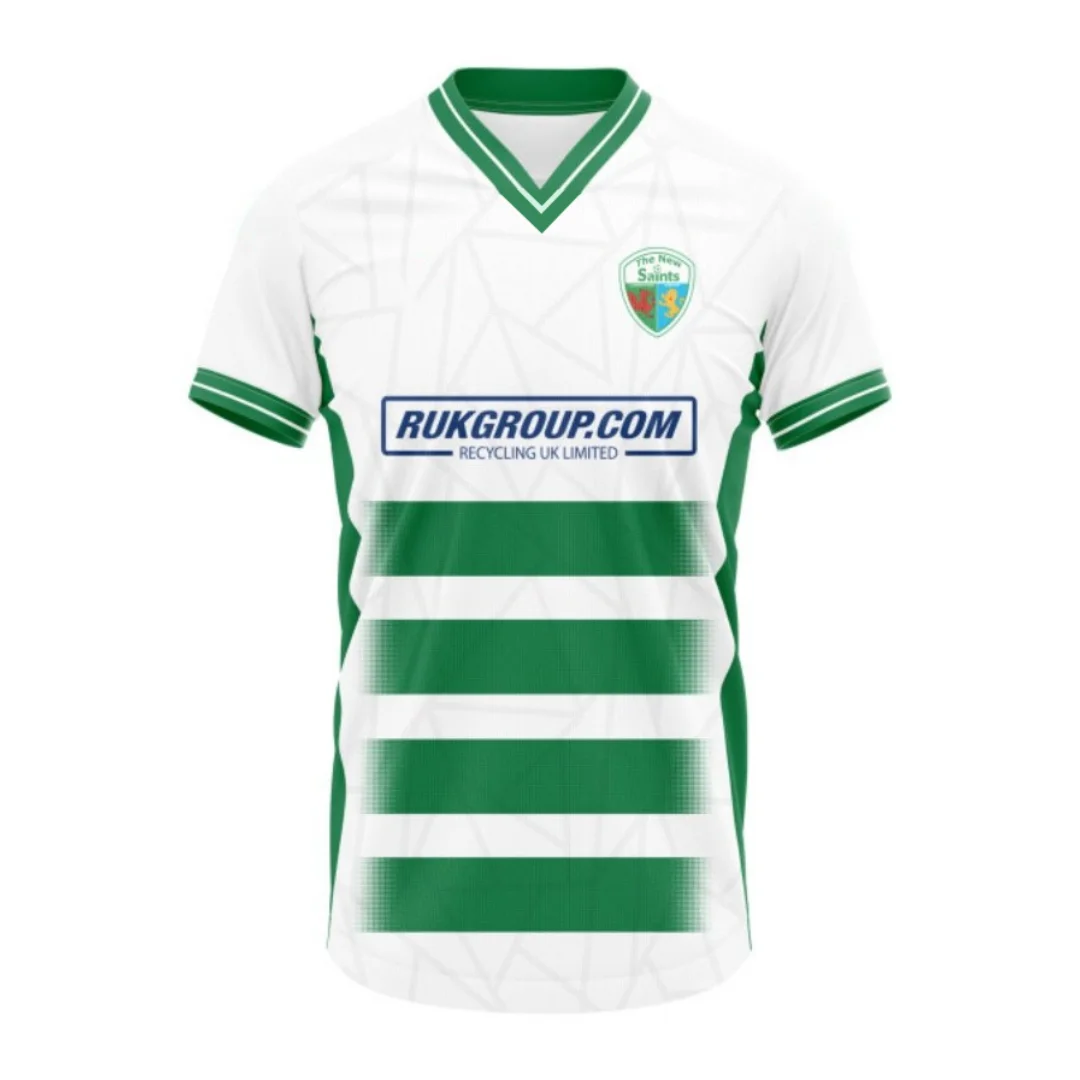 25-26 サイムル プレミア ザ ニュー セインツ ホーム フットボール ジャージ 秋 スポーツ 速乾性 メンズ Tシャツ 子供服 Tシャツ 女性