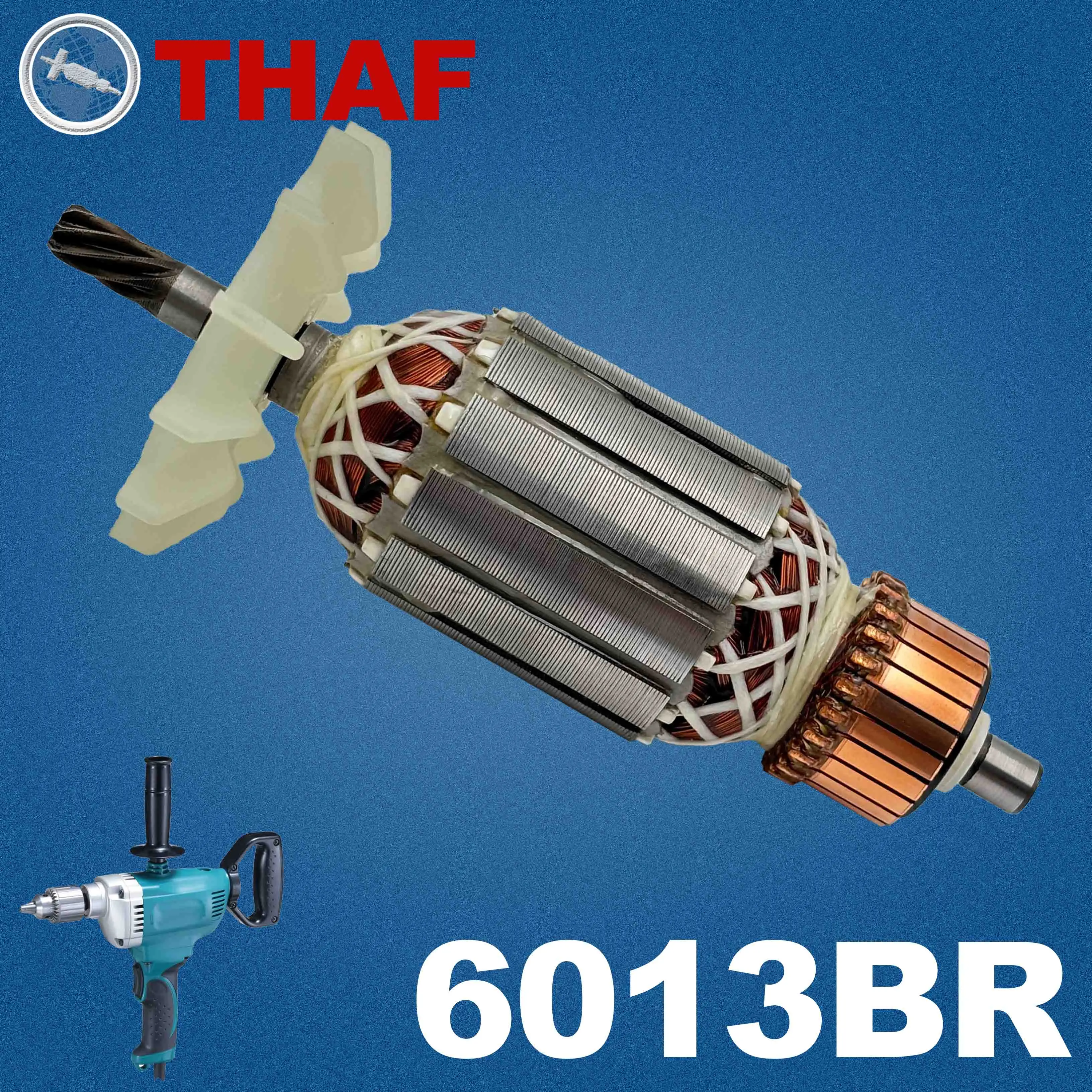 AC220V-240V 6013BR Armature Rotor Anchor Motor Replacement Spare Parts For MAKITA Hand Drill