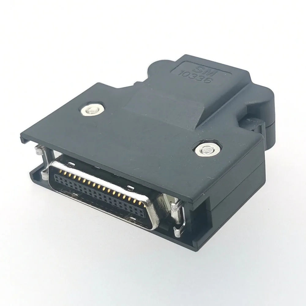 Snap Type Servo Connector MDR 14 20 26 36 50 Pin Male Plug For Panasonic Yaskawa Mitsubishi Servo Motor Drive Control Connector