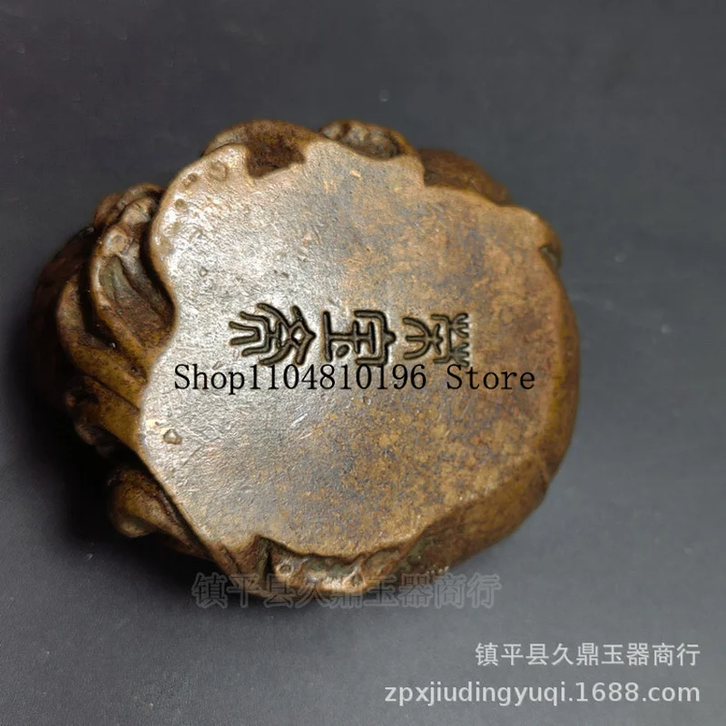 Brass lotus fish ink cartridge small ornaments wholesale Pisces Lotus Pen Holder, a decorative copper item for the study or desk