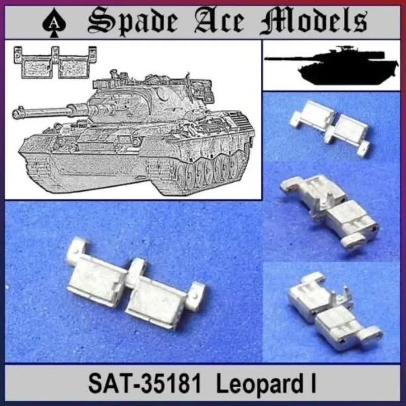 

Модели Spade Ace SAT-35181, металлические гусеницы танка Geramny Leopard 1, 1/35