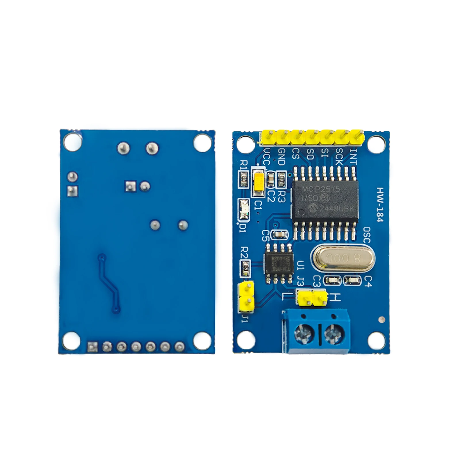 MCP2515 TJA1050 Module CAN Bus SPI OBD2 Diagnostic Automotive Long Distance Anti-Interference for Raspberry Pi Embedded System