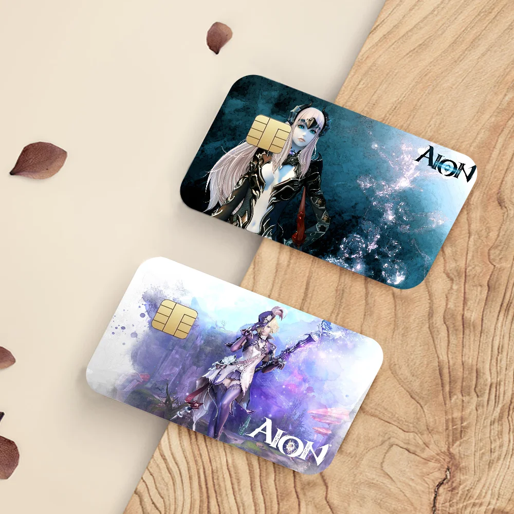 AION GamesDiy Credit Debit Card Sticker Party Sticker Decoration Waterproof Small Chip Card Skin Sticker