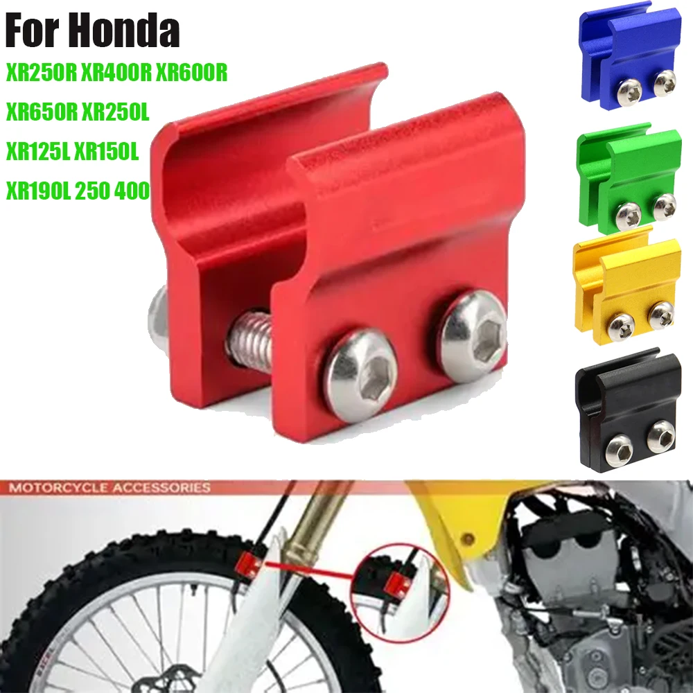 

Motorcycle Front Brake Hose Clamp Line Holder For HONDA XR250R XR400R XR600R XR650R XR250L XR125L XR150L XR190L 250 400
